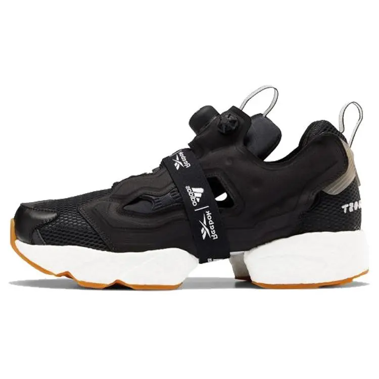 Adidas x Reebok Instapump Fury BOOST Black Comfortable Low-Top Casual Sneakers for Men and Women Verifiable, with credentials and supporting global authentication
