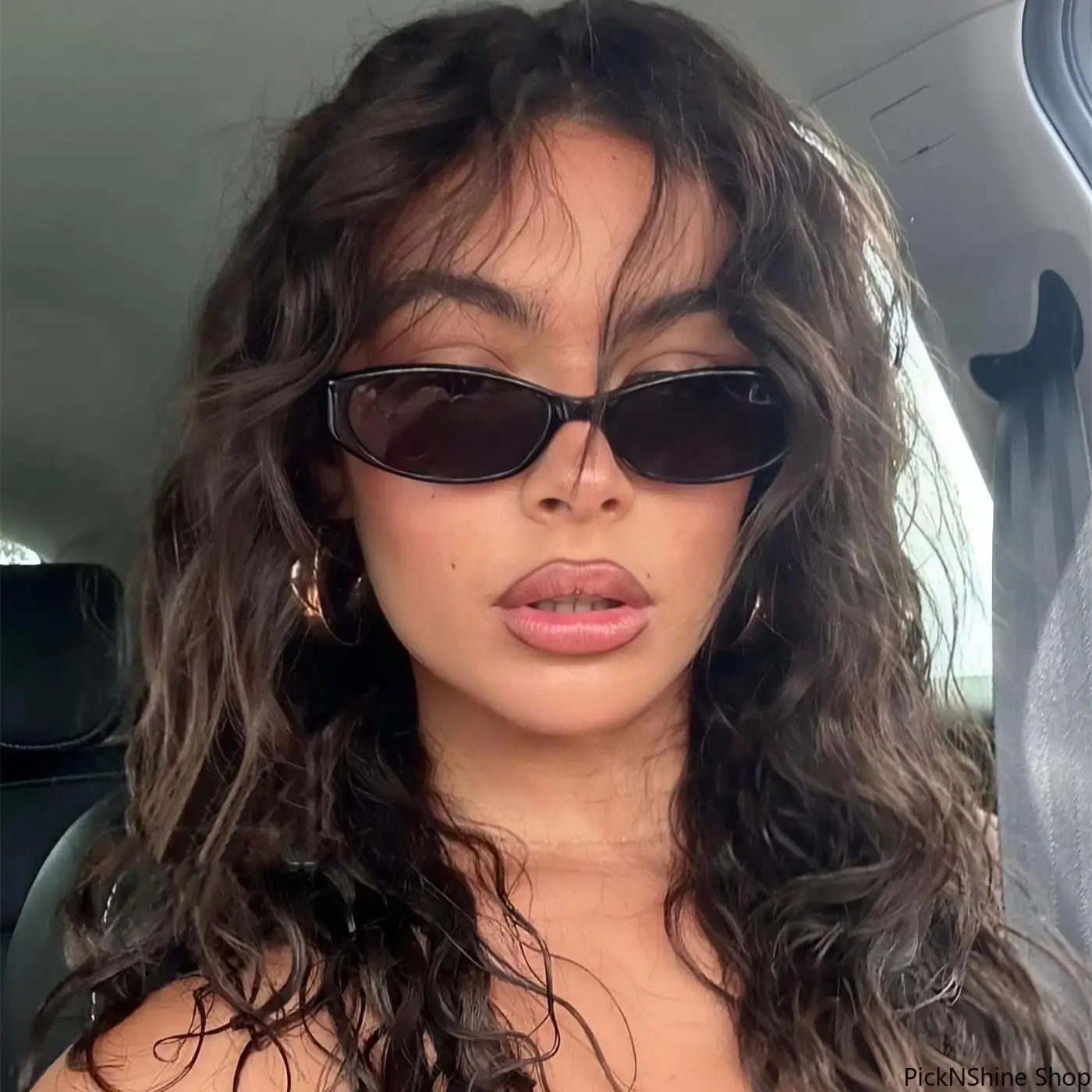 Women's Chic Retro Oval Sunglasses, 90s Minimalist Narrow Frame, Comfortable and Lightweight Versatile Shades with UV400 Protection, Versatile Sunglasses, Sunglasses For Women