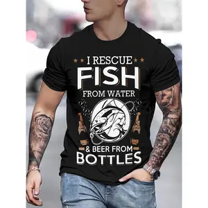 A Lai Novelty 3D Printed Men's Fashion T-Shirt