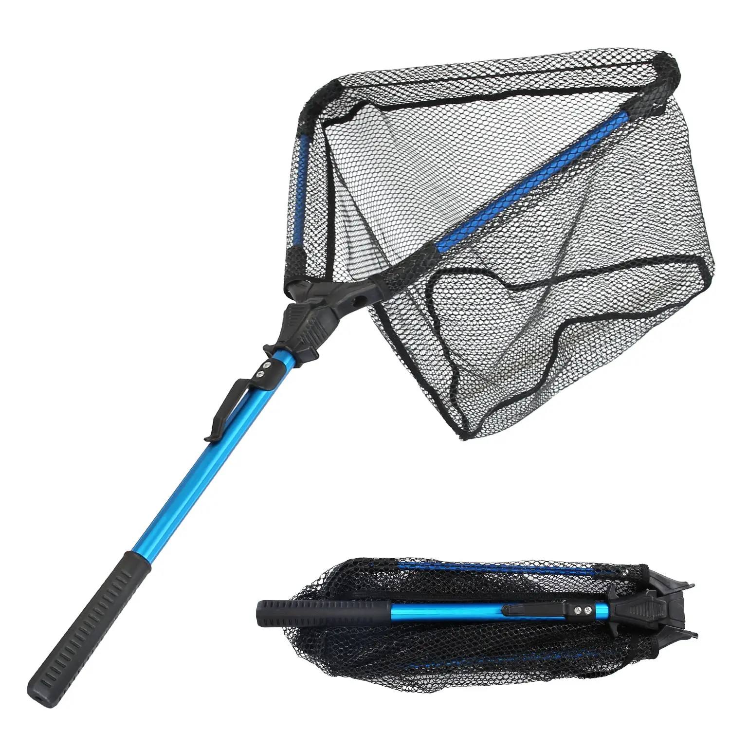 Portable Fishing Net With Telescopic Pole, FlexibleFoldable Fishing Net, Fishing Cast Net, FishingAccessories For Outdoor Fishing, FishingEquipment, Fishing Tackle, Fishing Supplies campingessentials