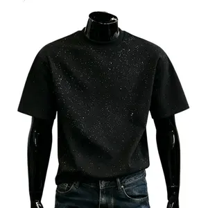 2026 Summer New Design Starry Sky Print Short-Sleeved T-Shirt Men'S Trendy  Casual Versatile Couple Outfit Half-Sleeve