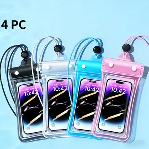 Waterproof Smartphone Protective Cover - Water Sports Accessory for Diving, Swimming, Handheld Use, Touchscreen Compatible, HD Photo-Ready, Airbag Floating Design for Electronic Devices & Cellphone Accessories