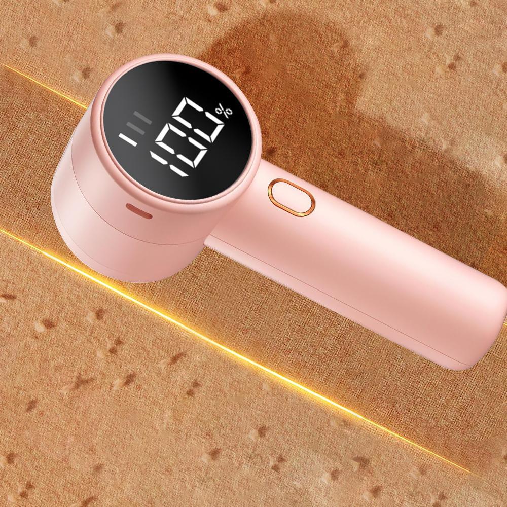 Electric Lint Remover with Brush, Portable Rechargeable 3-Speed Household Fabric Shaver for Fast Lint Removal on Sweaters, Socks, Coats & Bedding #GLOBAL PICKS
