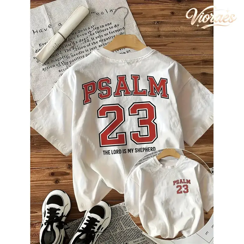 Women'S Soft Pink Christian T-Shirt - Jeremiah 23:1 - "The Lord Is My Shepherd" Bible Verse - Light-Colored Crew Neck Top - Lightweight Daily Church Apparel - Religious Clothing, Comfortable Casual Style, Simple Design fabric Womenswear