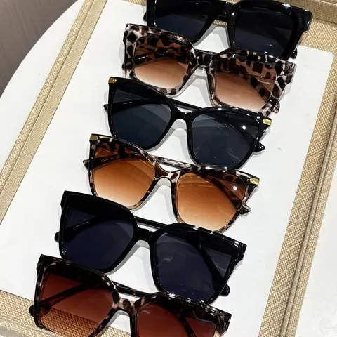 6 Pairs Fashion Women's Sunglasses, Uv400 Protection, Daily Commute, Travel, Driving, Party, Beach, Stylish Eyewear for All Occasions, Trendy Sunglasses
