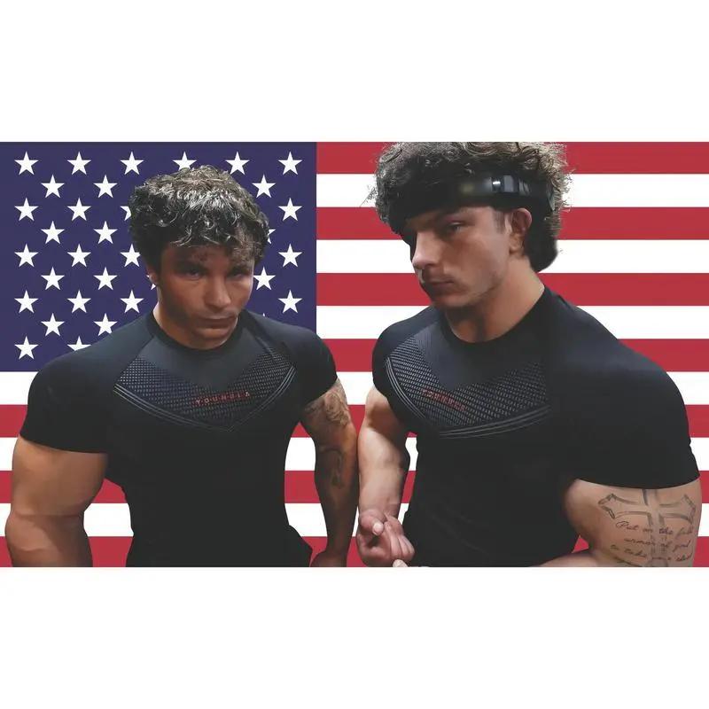 Flair Hub TREN TWINS American Flag Tapestry Wall Decor Fan Small for Room Indoor Ornaments Lightweight Cotton Linen Printed Design 40x30in/102cm x 76cm