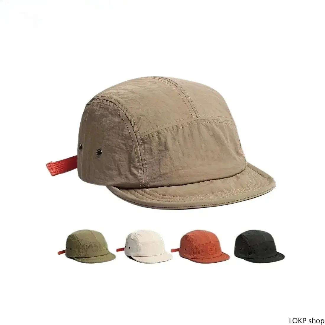 Plain Cotton Flat Cap in Japanese Workwear Style, Unisex Retro Hat with Short Brim, Foldable & Breathable, Men's Accessories, Casual, Mens Hats, Machine Washable, Beach Hat