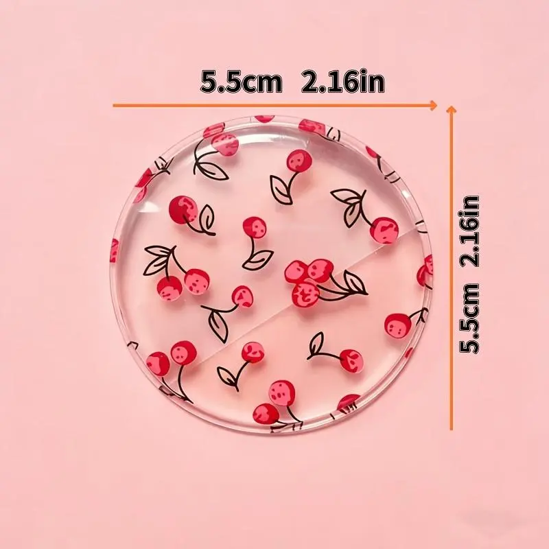 2Pcs Transparent Silicone Makeup Sponge Puff, Soft Jelly Cushion for BB Cream Foundation, Wet Dry Use Beauty Tool