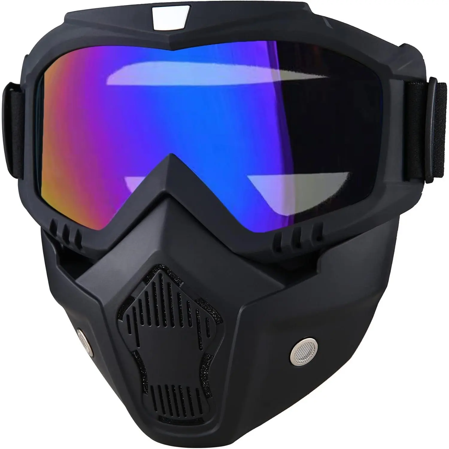 Paintball Mask Anti Fog,Tactical Full Face Mask Ski Mask Goggles Detachable Adjustable,Motorcycle Riding Face Protection