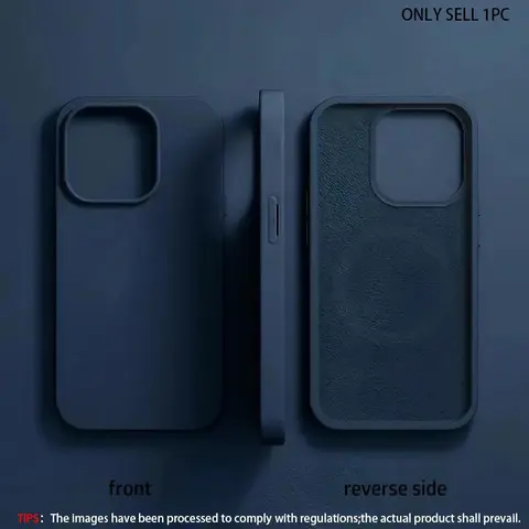 Magnetic Wireless Charging Case, Solid Color Phone Protective Cover, Phone Accessories Compatible with iPhone 18 17 16 15 14 13 12 11 Pro Max, Casing
