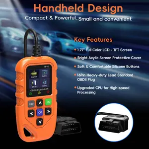 OBD2 Scanner Diagnostic Tool, Car Code Reader with Built in DTC Lookup, Check Engine Light Reader, Live Data, I/M Readiness, Battery Voltage Test, for 1996+ Vehicles
