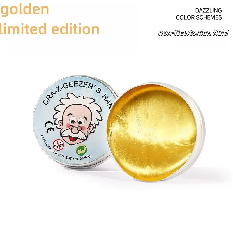Stress Relief Toy Non-Newtonian Fluid Liquid Glass Clay Transparent Colorful Slime Bubble Gum Crystal Bounce Mud