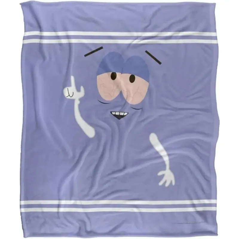 South Park Towelie Flannel Blanket - Premium Flannel Material Silky Touch Super Soft Throw for Bed Sofa Office Travel Camping Mother's Day Valentine's Day Birthday Christmas Gift