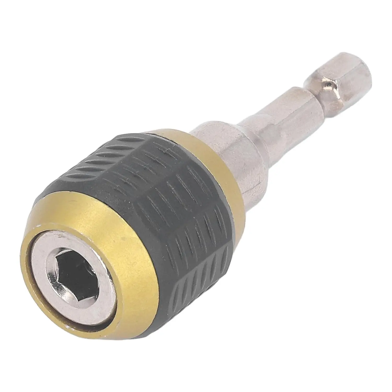 1 PCS Steel Keyless Drill Chuck with Hex Shank Connector, Quick Change Bit Adapter for Electric Screwdrivers and Impact Drivers, Durable Conversion Tool for Bit Replacement, Household Drilling and Hardware Fastening Work