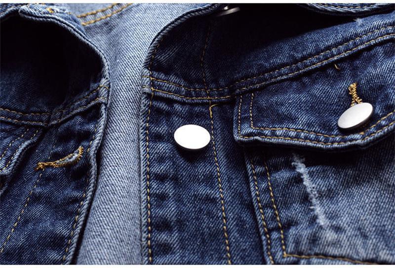 Spring Autumn Women � � s Denim Jacket Long Sleeve Overcoat Loose Denim Coat Button Outwear Jeans Jackets 5XL