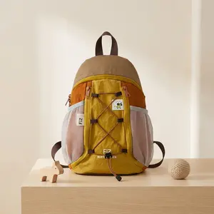 Kids Drawstring Outdoor Backpack – Large Capacity Lightweight Hiking Daypack, Ins Stylish Bucket Bag, Perfect for Elementary School, Summer Camp, Field Trips & Travel, Student Bookbag for Boys Girls