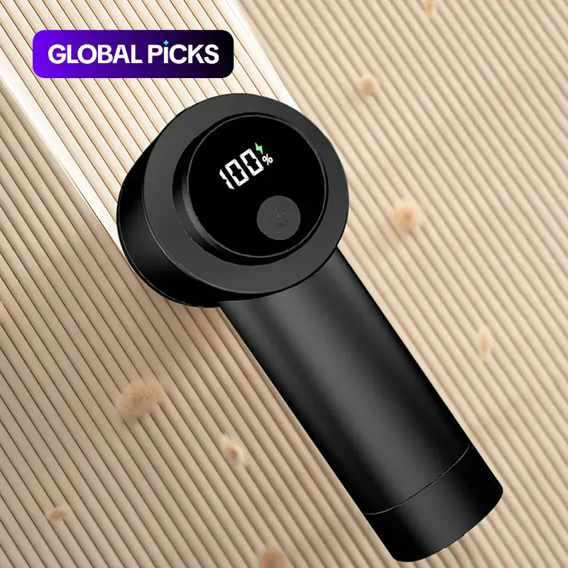 Portable Lint Remover Handheld Fabric Shaver for Clothing with LED Display, Rechargeable Lint Shaver, Lint Cleaner, 3 Gear Adjustable Lint Remover for Clothes & Furniture, Essential Household Tool #GLOBAL PICKS