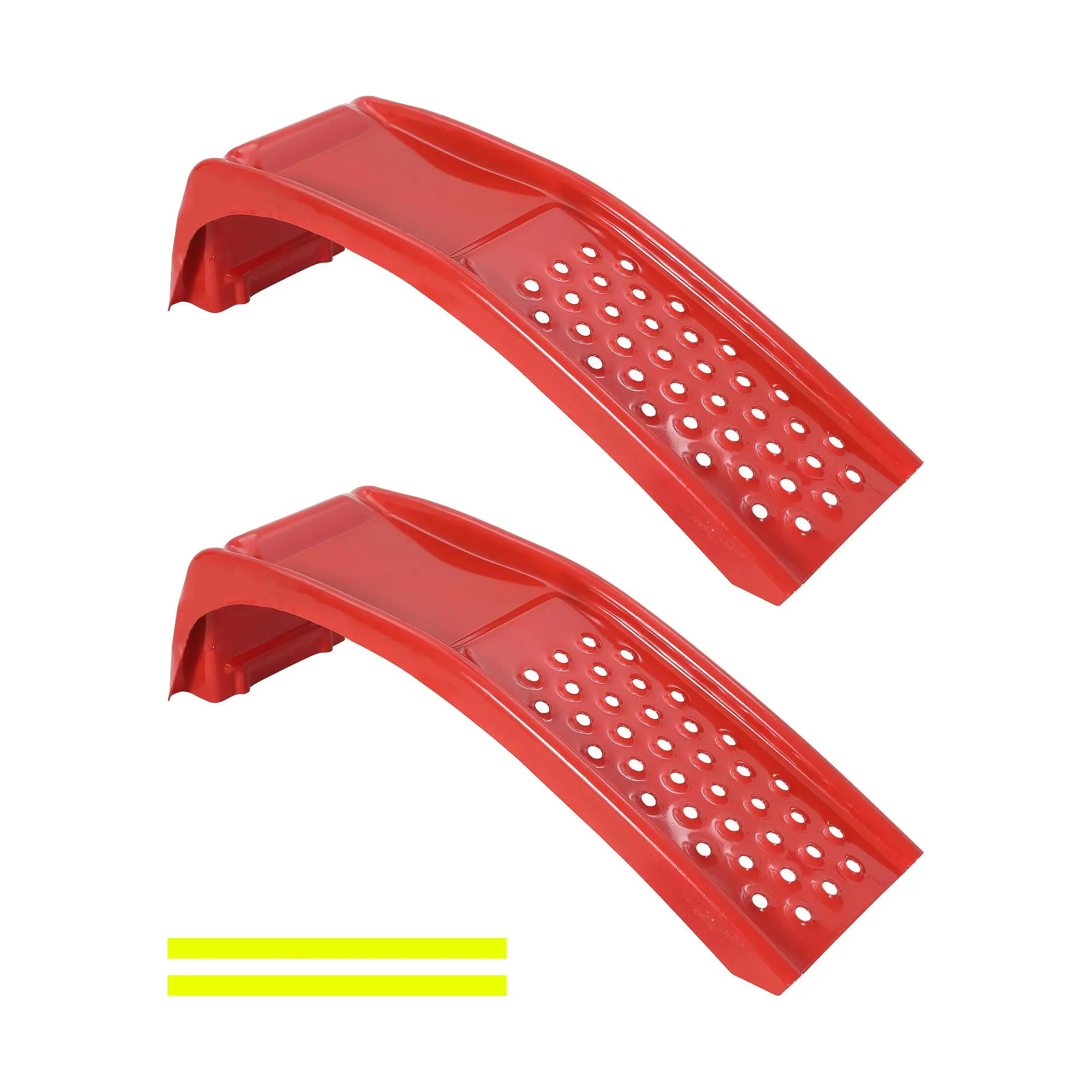 Garvee Heavy-Duty Steel Vehicle Service Ramps, 8 Inch Lift Height, 8000 LBS Weight Capacity, Anti-Slip Surface for Oil Changes & Auto Maintenance, 2-Pack Car Ramps Suitable for Cars, Trucks and SUVs