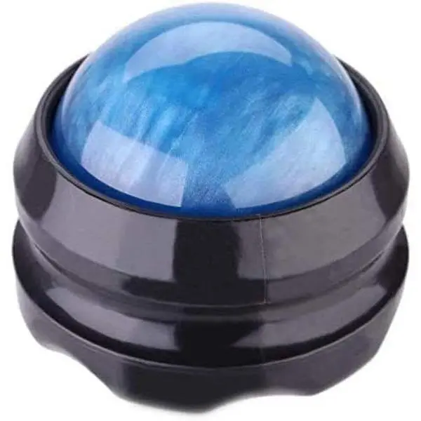 Handheld Massage Roller with 360-Degree Resin Ball for Sore Muscle and Joint Pain Relief - Manual Body Care Tool for Full-Body Relaxation, Compatible with Oil and Lotion, Handheld Roller Manual Massage Tools, Gentle, Sensitive Skin, Daily, Compact, Polypr