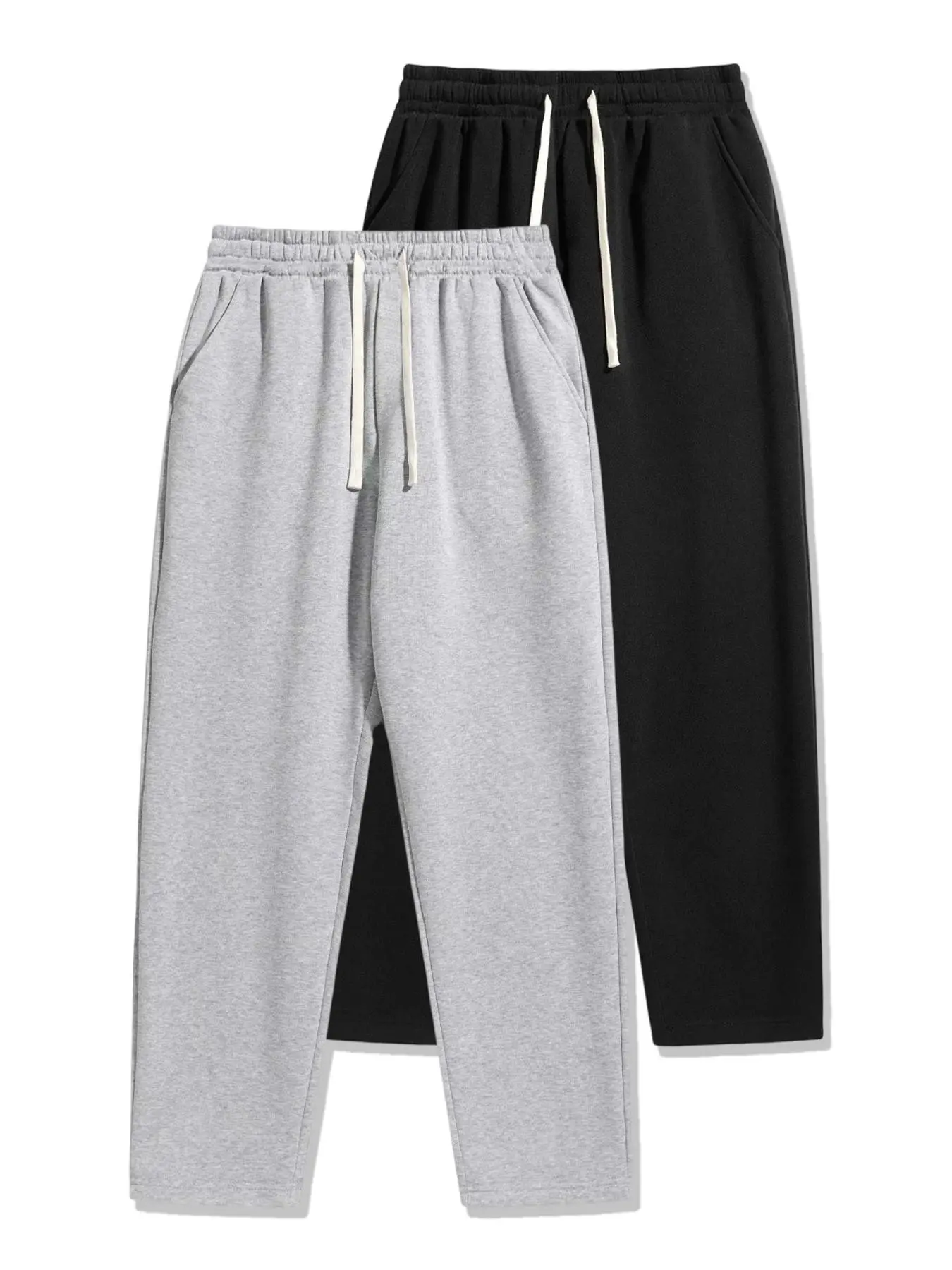 Men's Casual Versatile Sweatpants, Comfortable Slim-Fit Long Pants for Daily Wear and Outdoor Activities, All-Season Mid-Waist Design, Casual Lounge Sweatpants, Leisure Sweatpants