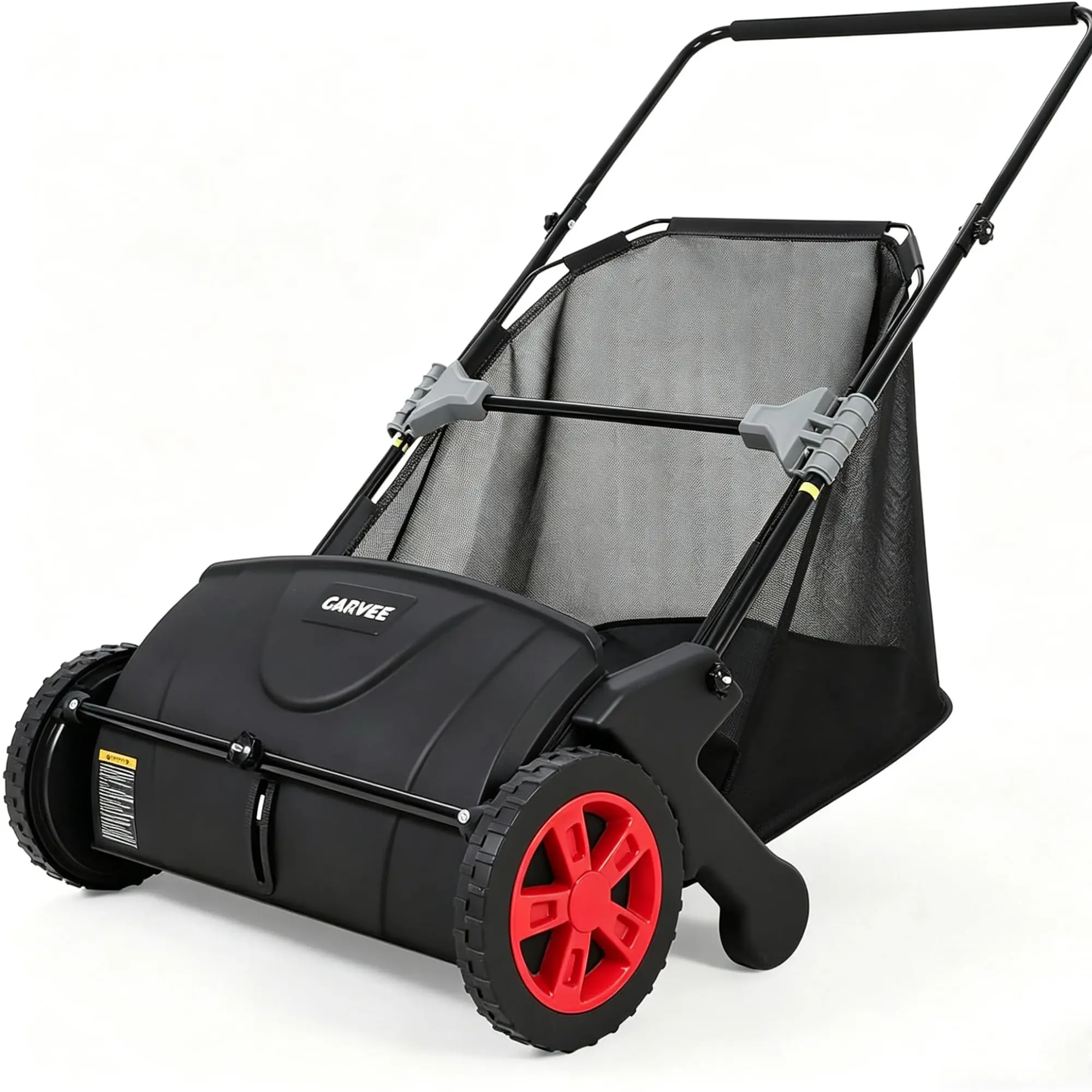 Garvee  Quiet Manual Push Lawn Mower – Easy-to-Use Hand-Powered Grass Cutter for Eco-Friendly Lawn Maintenance, Perfect for Small Yards and Gardens