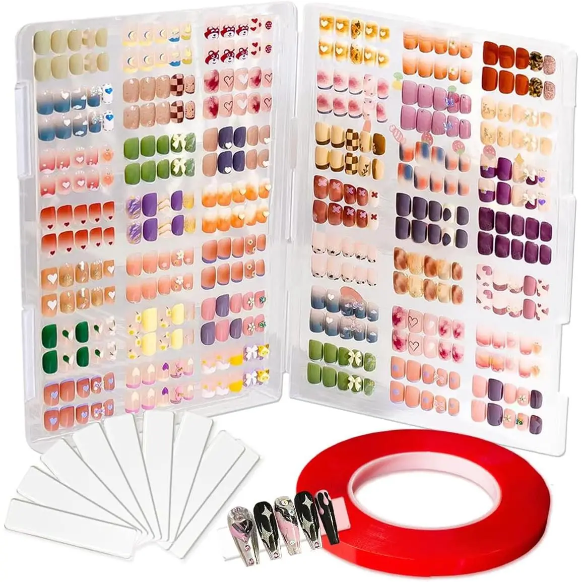 Press   Storage Empty  Organizer Box | Press   Packaging,with Double Side Tape And  Display Stand,for  Holder Art Display