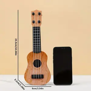Mini 4-String Classical Ukulele Guitar Toy - Musical Instrument for Kids Chitoy for kids, viral toy, novelty play toy, kidult fidget toy, birthday gift toy, safe play toy, indoor outdoor toy, travel mini toy, satisfying sensory toy, holiday party gift toy