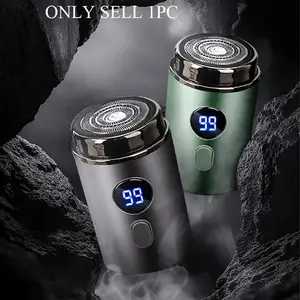 1 mini electric razor, comfortable travel razor, cordless portable shaver, suitable for home, car, dry-use cordless electric shaver, Usb Rechargeable Shaver, Wet Dry Shaver