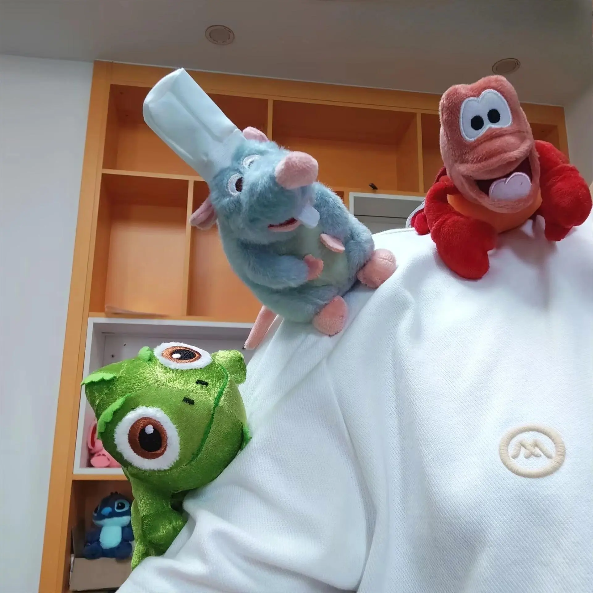 17cm Ratatouille Chameleon Plush Magnetic Sebastian Shoulder Plush Toy Kawaii Plush Stuff Toys For Friends Birthday Giftcm