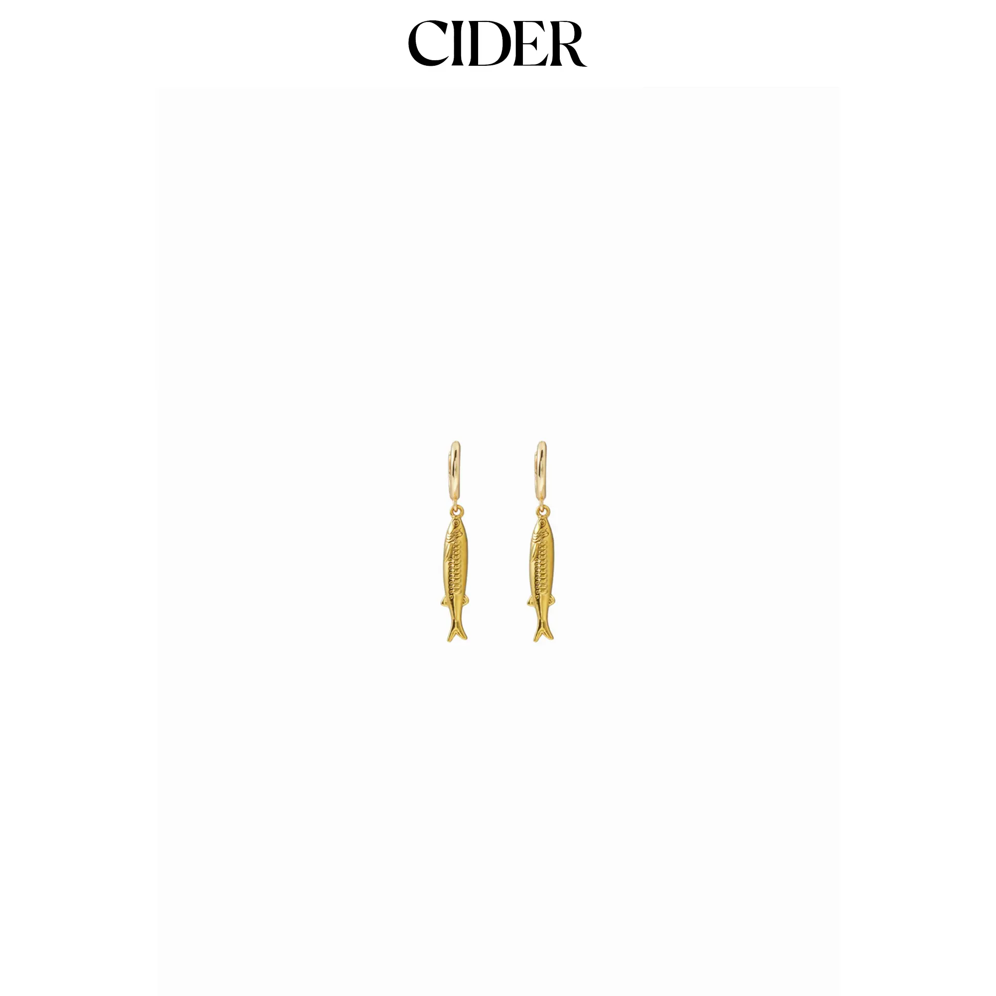 Cider FISH DROP EARRINGS