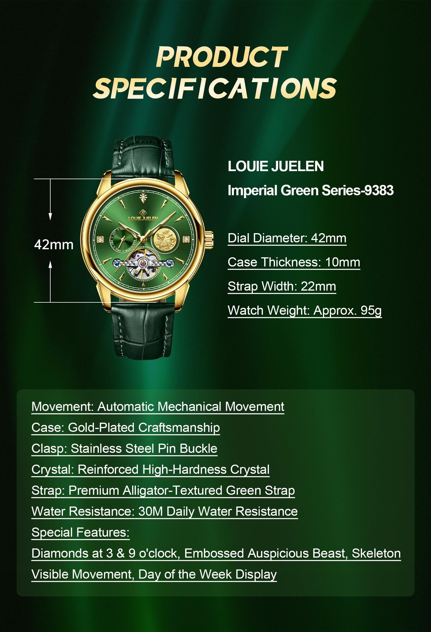 The 42mm Sapphire Chronograph for the Discerning Man.