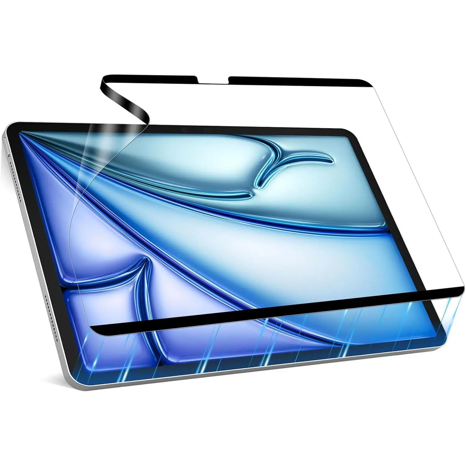 Paper Screen Protector for iPad Air 11-Inch M3/M4 2026/M2 2024,Detachable and  Nano Adsorption High  Anti Glare Matte Film for Note-Taking,Drawing, Art