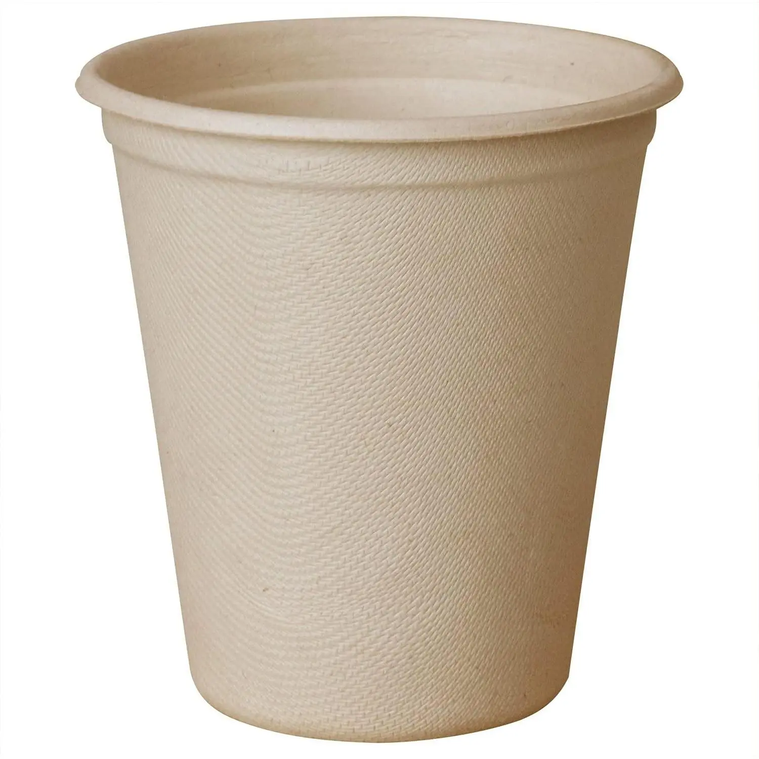 50 Count 11.5 OZ Compostable Drinking Cups, Bagasse and  Fibre  Cup,Unbleached