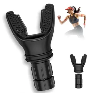 Outdoorfun 2-Pack Adjustable Resistance Lung Breathing Trainer, Mini Exercise Equipment for Running & Workout, Breath Control Sports Outdoor Supply