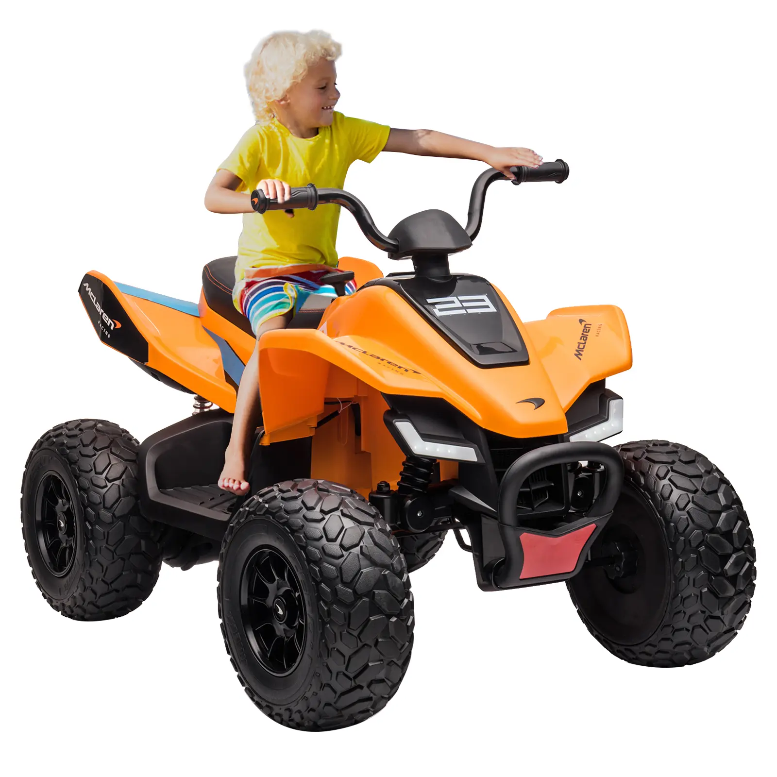 24V Kids Electric Ride-On Off-Road Vehicle Truck – Car with LED Lights, Outdoor Vehicle Toy for Boys & Girls Ages 5-8