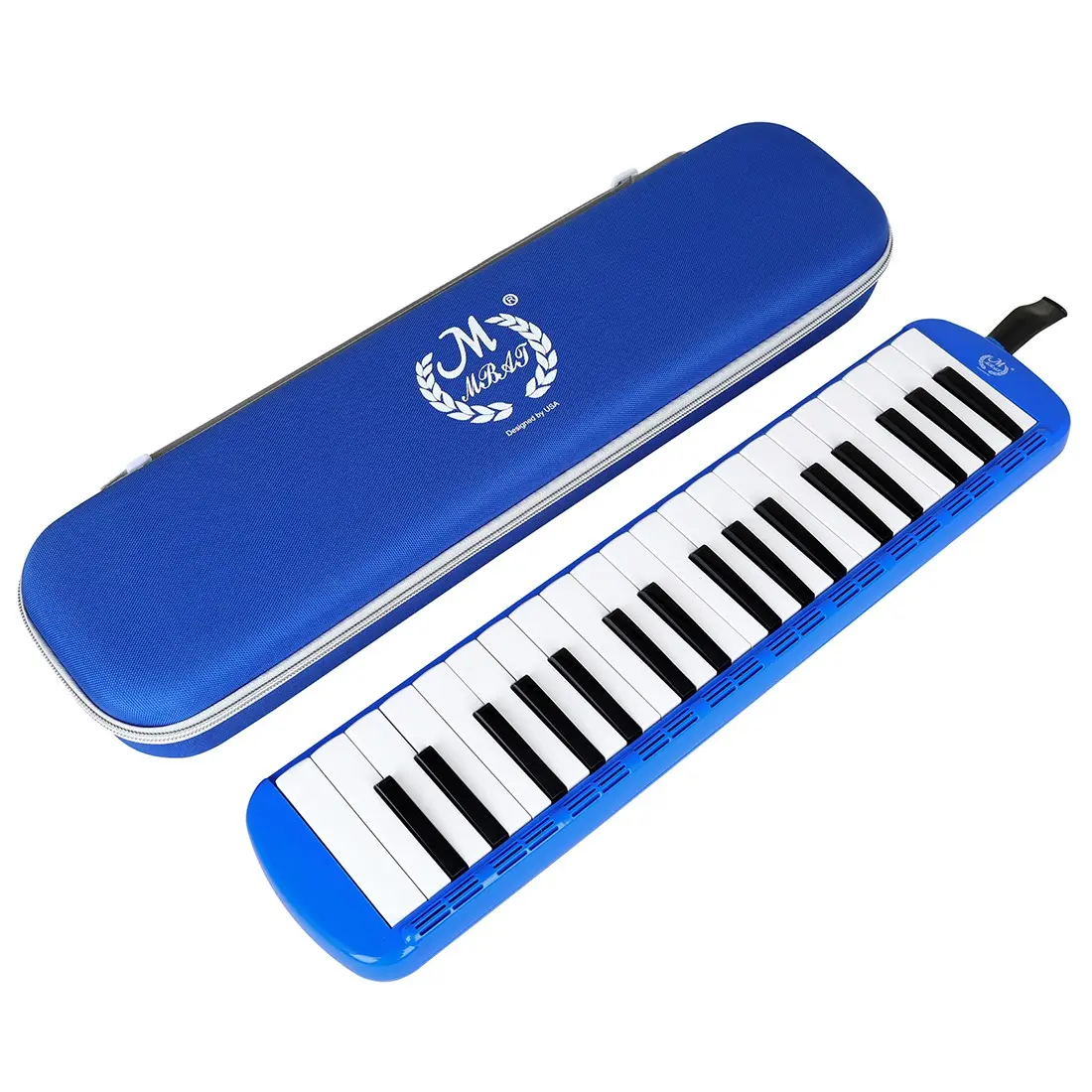 37-key ABS Melodica with Soft Storage Bag, Blowpipe and Cleaning Cloth, Professional Performance Musical Instrument for Student Training Bulk Wholesale OEM Supported