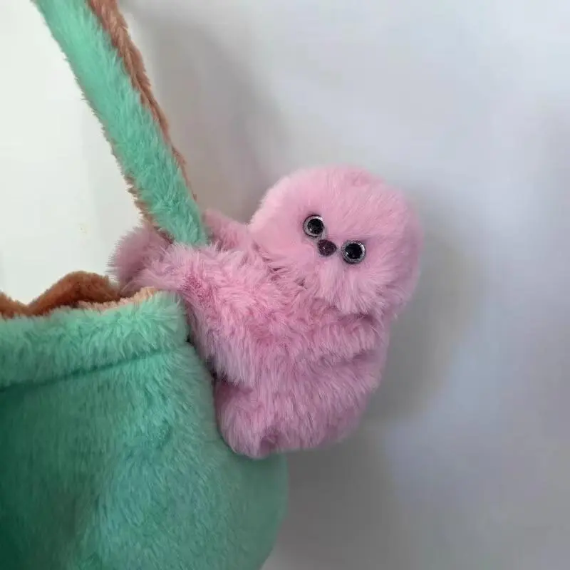 Interactive Electronic Motion Cute Fluffy Plushie - Shaking Head Shy Unisex Companion, Bag Decoration, Stress Relief Gift for Kids, Collectible for Collectors (Gifts & Collecting Item)