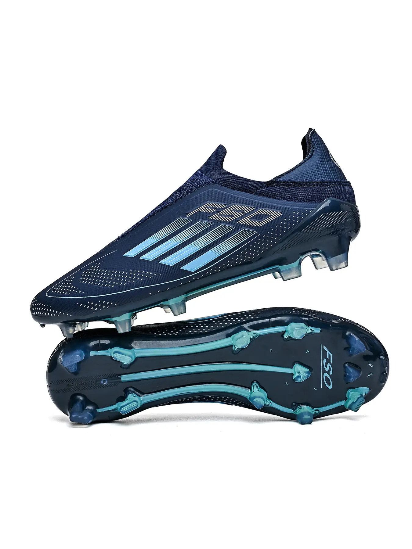 New Men's Anti-Slip Ag Long Stud Soccer Boots, Breathable Football Shoes for Adults, Outdoor Professional Sports Cleats