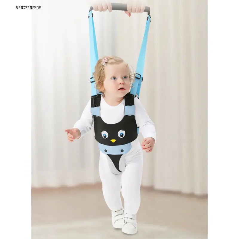 Toddler Handheld Baby Walking Harness, Adjustable Kid Safety Walking Training Belt, Lightweight Portable Assistant for Indoor Learning Outdoor Travel Errands,Leather,Skull,Print,Trifold,Wallet