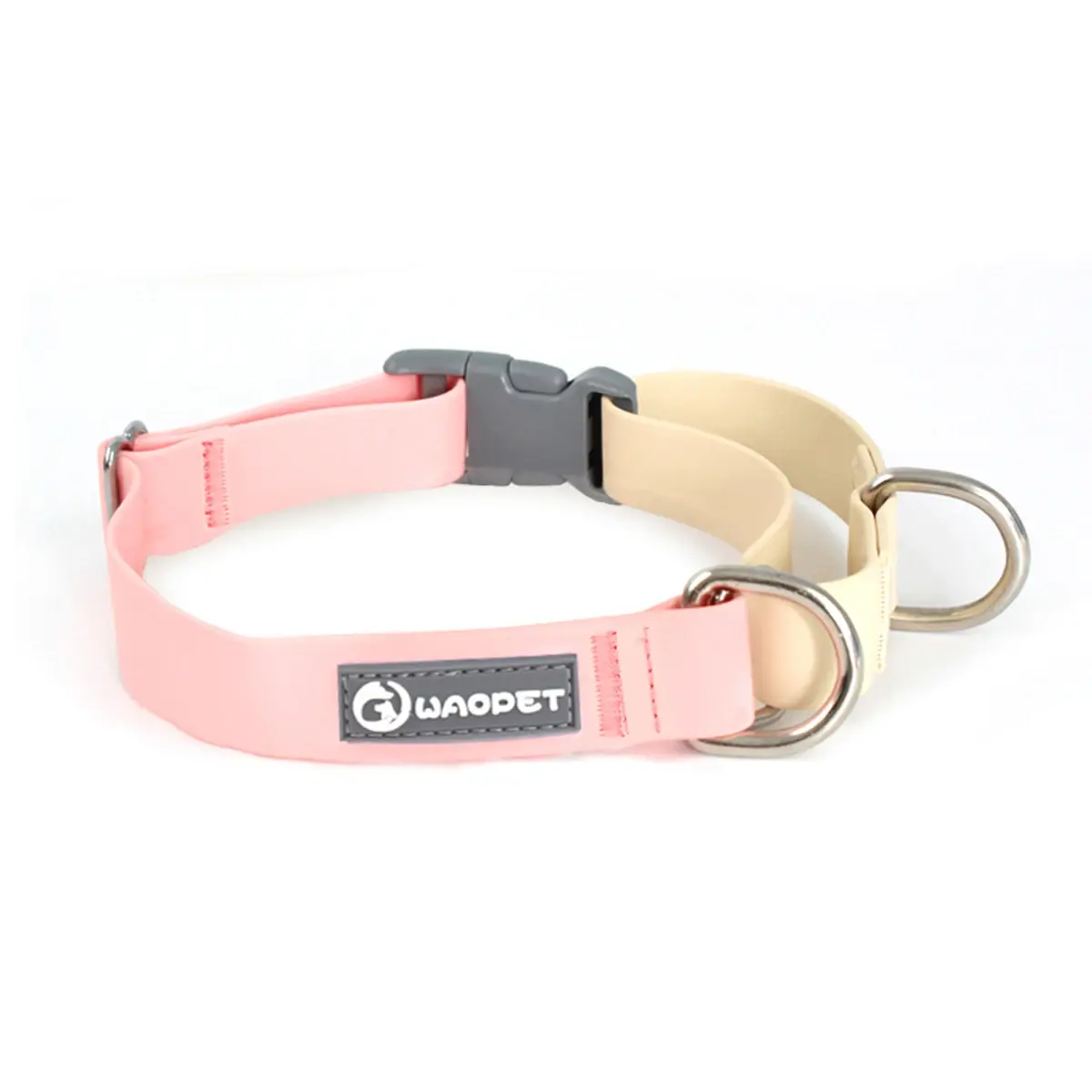 Waterproof Dog Collar and Leash Set, Heavy Duty Training Gear for Medium and Large Breeds, Odor-Resistant, Adjustable & Easy-Clean Outdoor Accessories