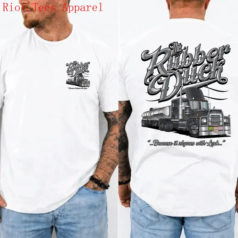 Vintage Rubber Duck Mack Truck Shirt, 90s Convoy Movie Hoodie, Classic Trucker Graphic T-Shirt, Gift For Truck Drivers, MADE IN USA