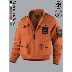 Men's Comfortable Trendy Outdoor Sports Jacket, Stylish Casual Wear for Autumn Winter, Ideal for Travel Gym Cycling