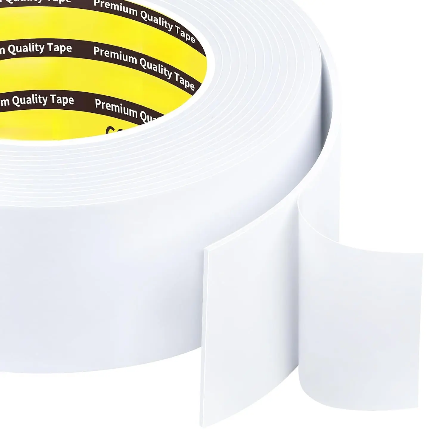 Single-Sided Adhesive EVA  Tape 1.18in x 9.84FT,White  Weather Stripping,Door Seal & Window Insulation Tape, Sound Proof Seal Strip for Doors,Windows,Garage Door/Gap Sealing
