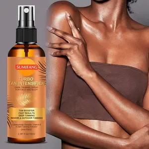 SUMIFANG | Turbo Tanning Enhancer Tanning Booster Dark Tanning Spray | Vitamin E + Carotenoid Complex + Niacinamide | Deep Tanning with Fast Results • Enhances Natural Tanning • Promotes Skin Moisturizing | Beach and Sunbathing Tanning Treatment