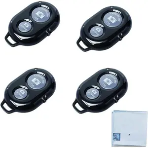 Remote Shutter for Cellphones and Tablets (4 Pack),  Remote Button Camera for  Camera Accessories – Shutter Clicker for Photos and Videos