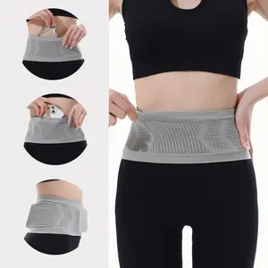 Unisex New Multi-functional High Elastic Sports Waist Bag Breathable Slim Design Large Capacity Portable Running Hiking Fanny Pack
