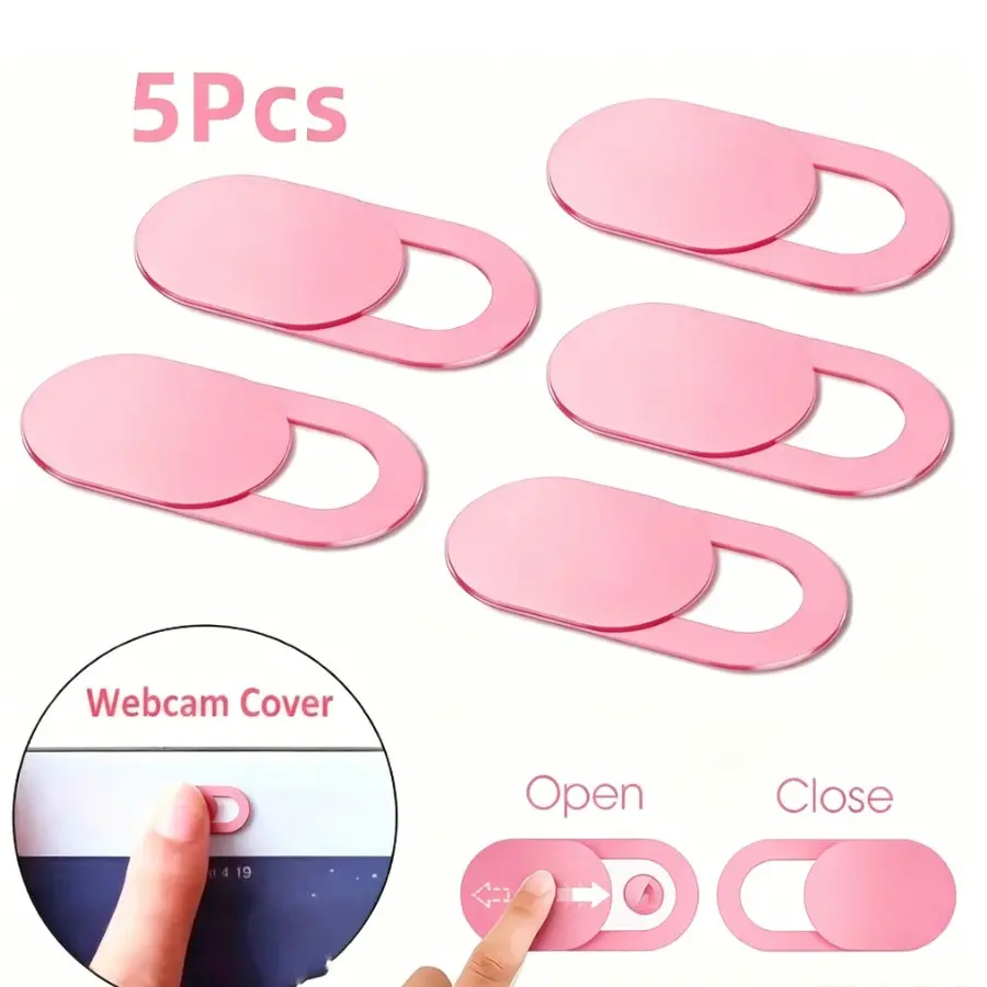 5pcs /10pcs Webcam Cover Shutter Slider, Self-adhesive Laptop Camera Cover, Phone Lens Protective Sticker For Phone Laptop PC