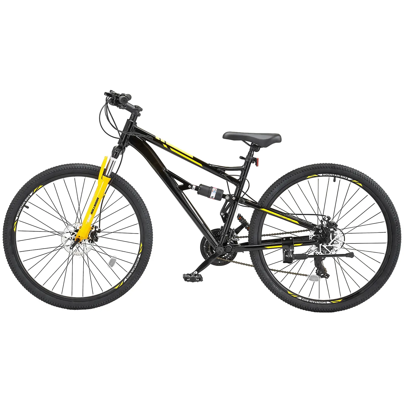 Mountain Bike, Mtb Bicycle with Full Dual Suspension, Aluminum Alloy Frame, Outstanding Braking System