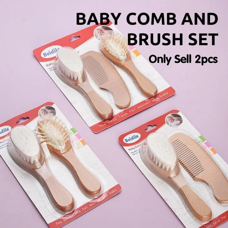 Baby Hair Care Essentials, Newborn Combs & Brush, Cradle Cap Kit Brush, Gentle & Safe Design, Perfect Gift for New Parents, Durable Material, Easy Grip Handle, Ideal for Daily Use