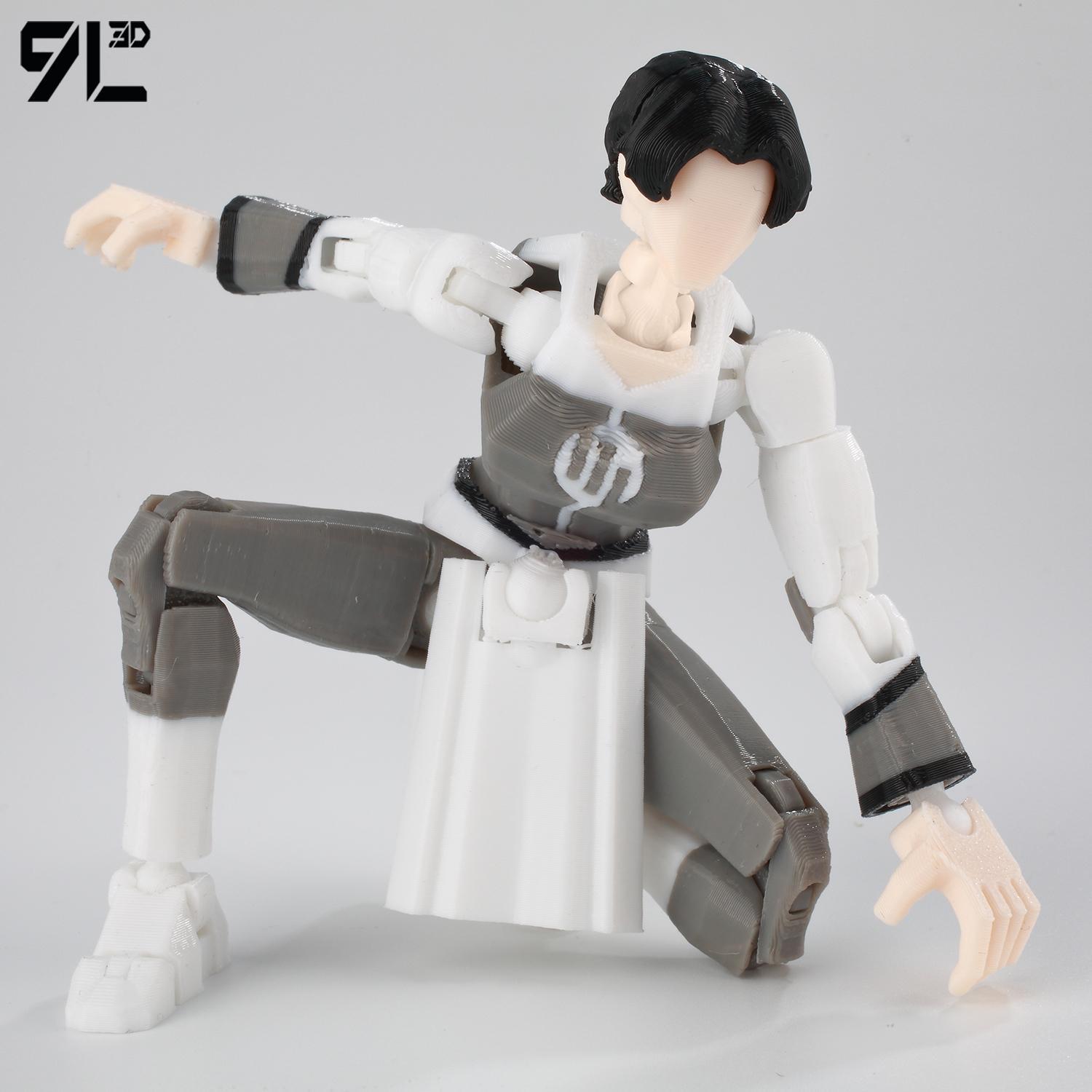 9L3D Printed Invincible Tech Jacker T13 Lucky13 Action Figure Dummy13 Motorcycle Multi-Jointed Collectible Model Toy Titan13